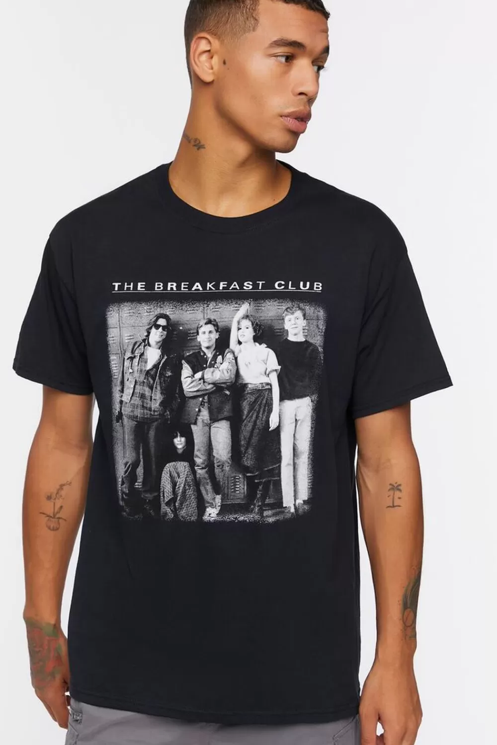 Graphic Tees>Forever 21 The Breakfast Club Graphic Tee Black/White