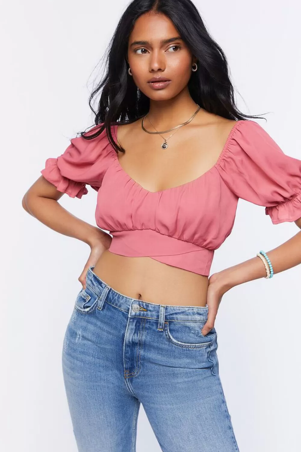 Forever 21 Tie-Back Crop Top | Women Tops