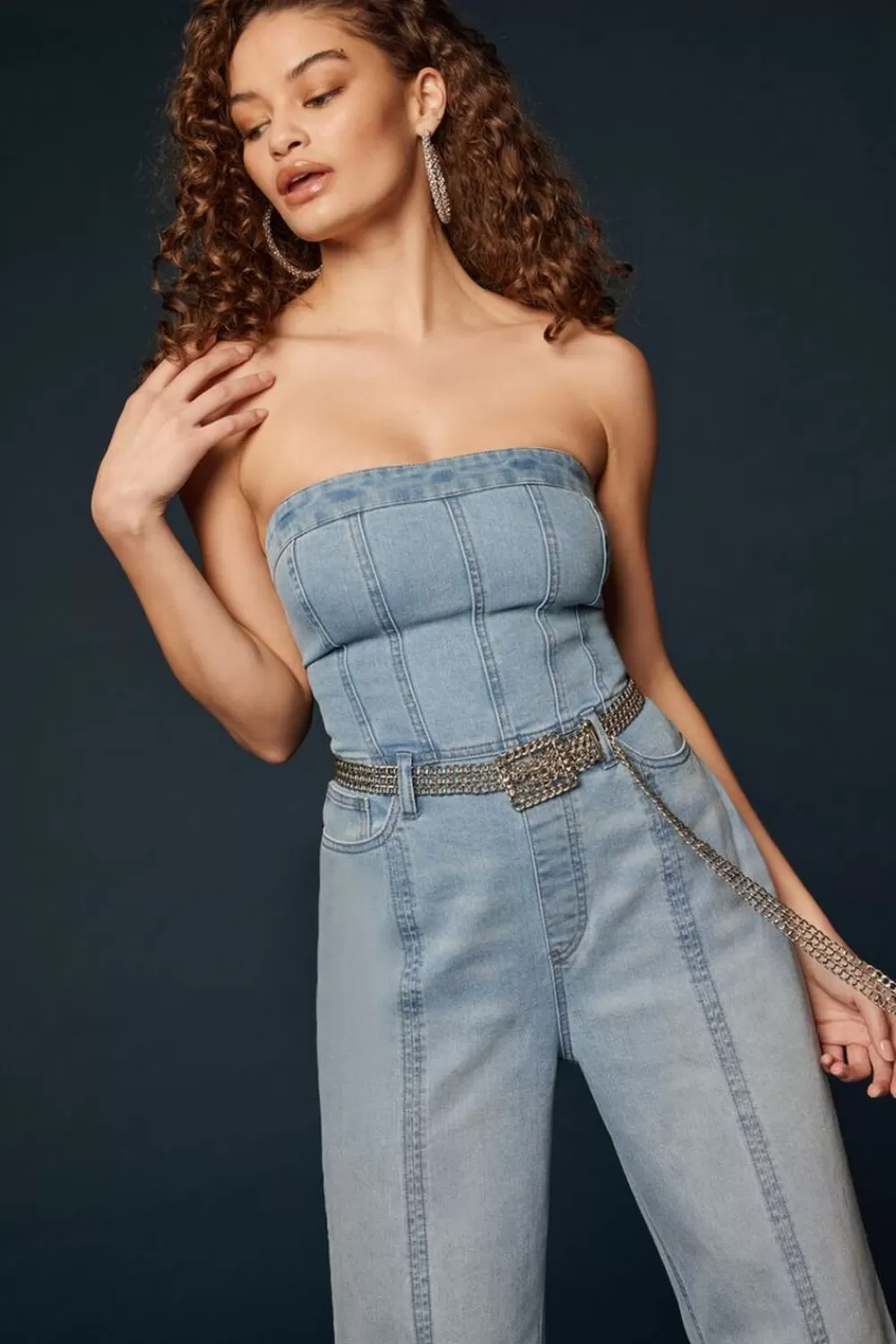Belts>Forever 21 Tiered Curb Chain Belt Silver