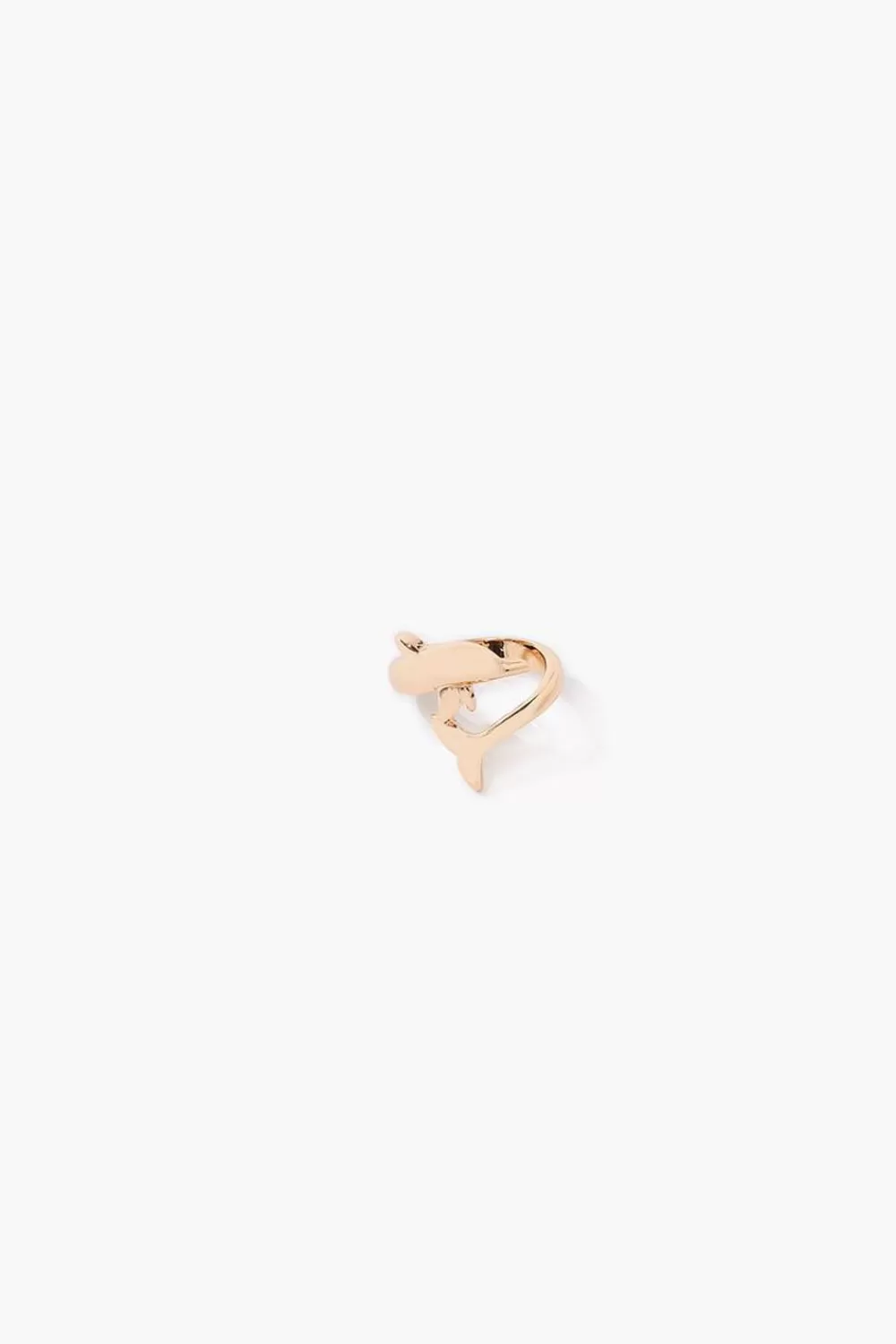 Rings>Forever 21 Upcycled Dolphin Cocktail Ring Gold