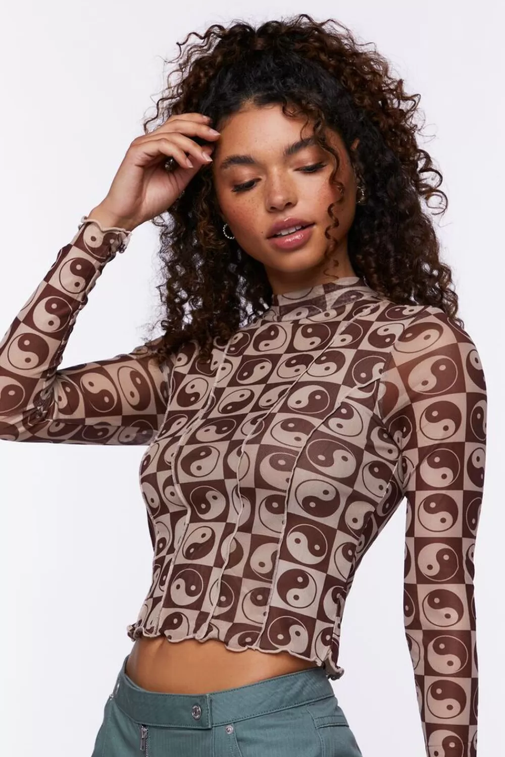 Forever 21 Yin Yang Print Top | Women Tops