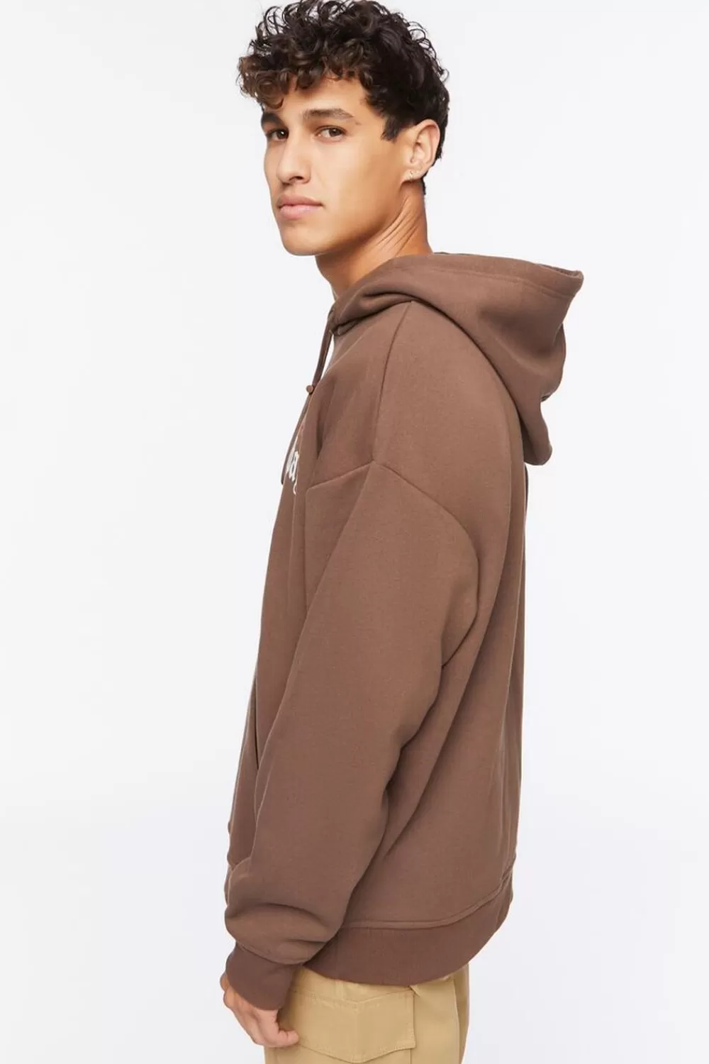 Graphic Tees>Forever 21 Youth Of Today Graphic Hoodie Brown/Multi